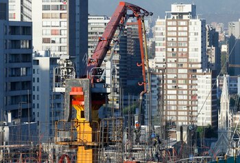 Vista de trabajadores en una