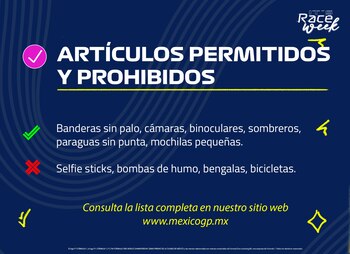 Conoce qué artículos puedes llevar