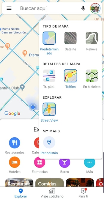 Para acceder a Street View