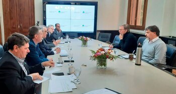 Bahillo se reunió hoy con