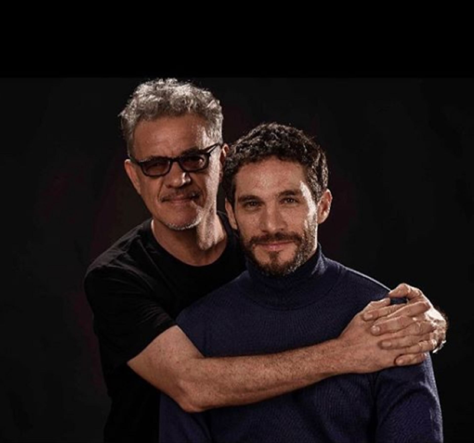 Jean Pierre Noher junto con su hijo Michael