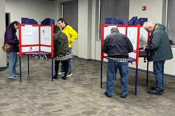 Los centros de votación en