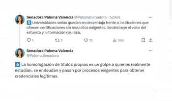 Paloma Valencia denuncia que esta