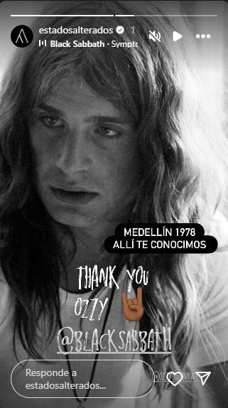 Distintas figuras del entretenimiento y hasta del Gobierno recordaron a Ozzy Osbourne a través de las redes sociales - crédito redes sociales