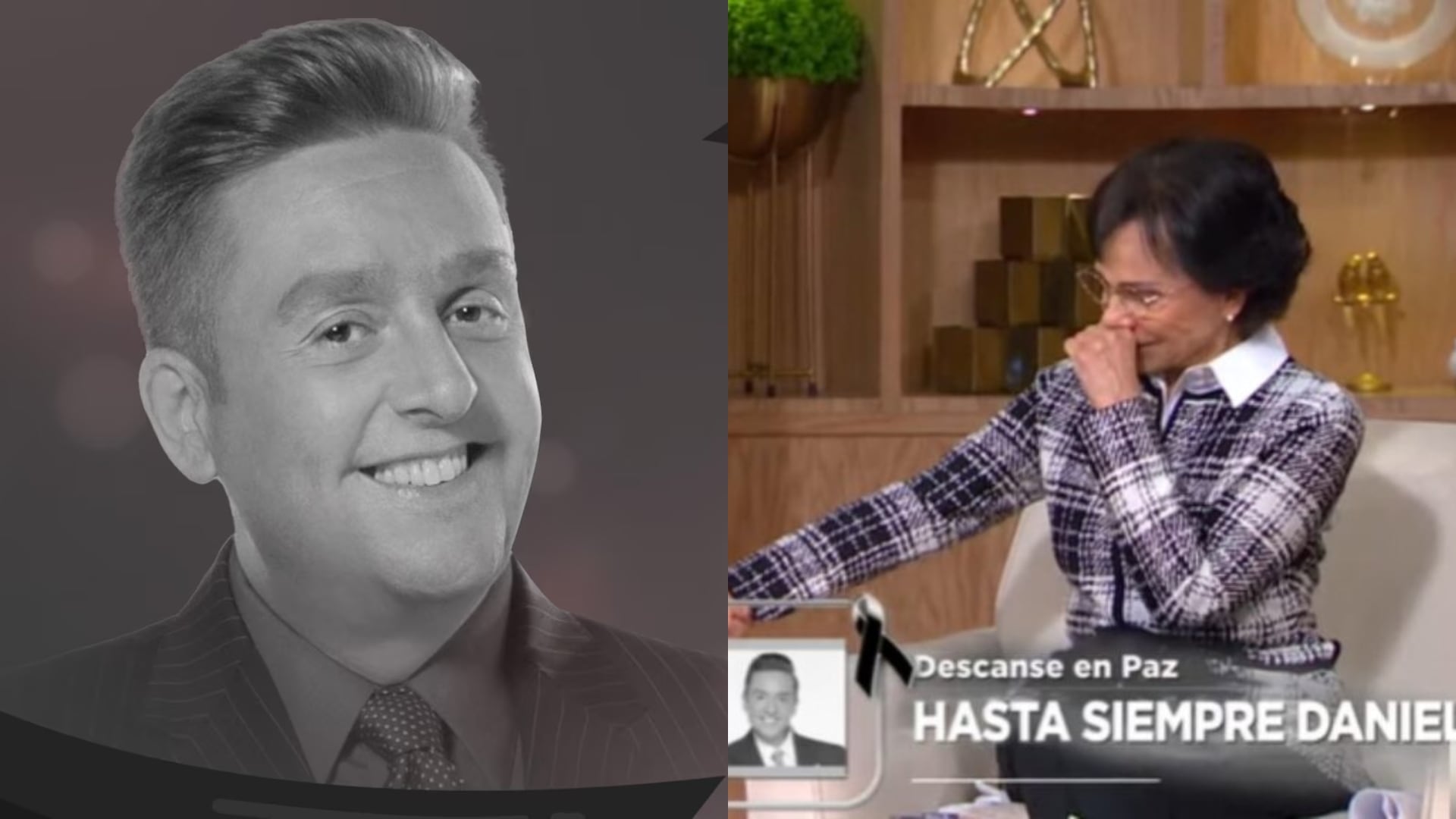 Pati Chapoy expresó a Pedro Sola su desesperanza sobre la recuperación de Daniel Bisogno en los momentos más delicados de su enfermedad (Fotos: Ventaneando)