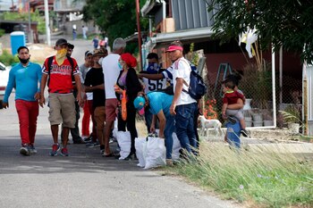 Migrantes venezolanos en Trinidad y