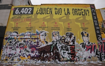 Mural '¿Quién dio la orden?'