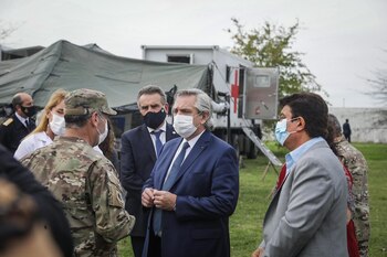 El presidente Alberto Fernández,