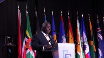 El primer ministro de Bahamas