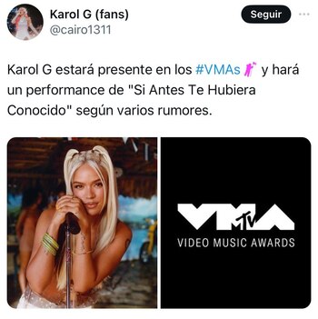 Según algunos 'insiders' Karol presentaría