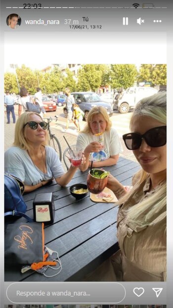 Wanda Nara compartió un video de cuando le festejó el cumpleaños a Carmen