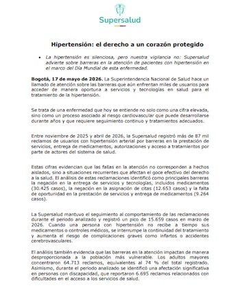 Supersalud - crédito Supersalud