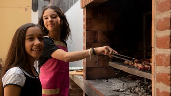 Las más pequeñas del equipo,