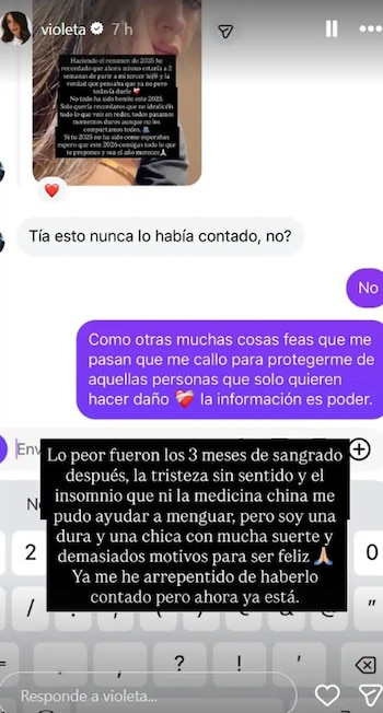 Publicación de Violeta Mangriñán en