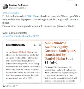 Gustavo Rodríguez recibió el Premio