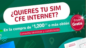 CFE Internet ofrece diversos paquetes