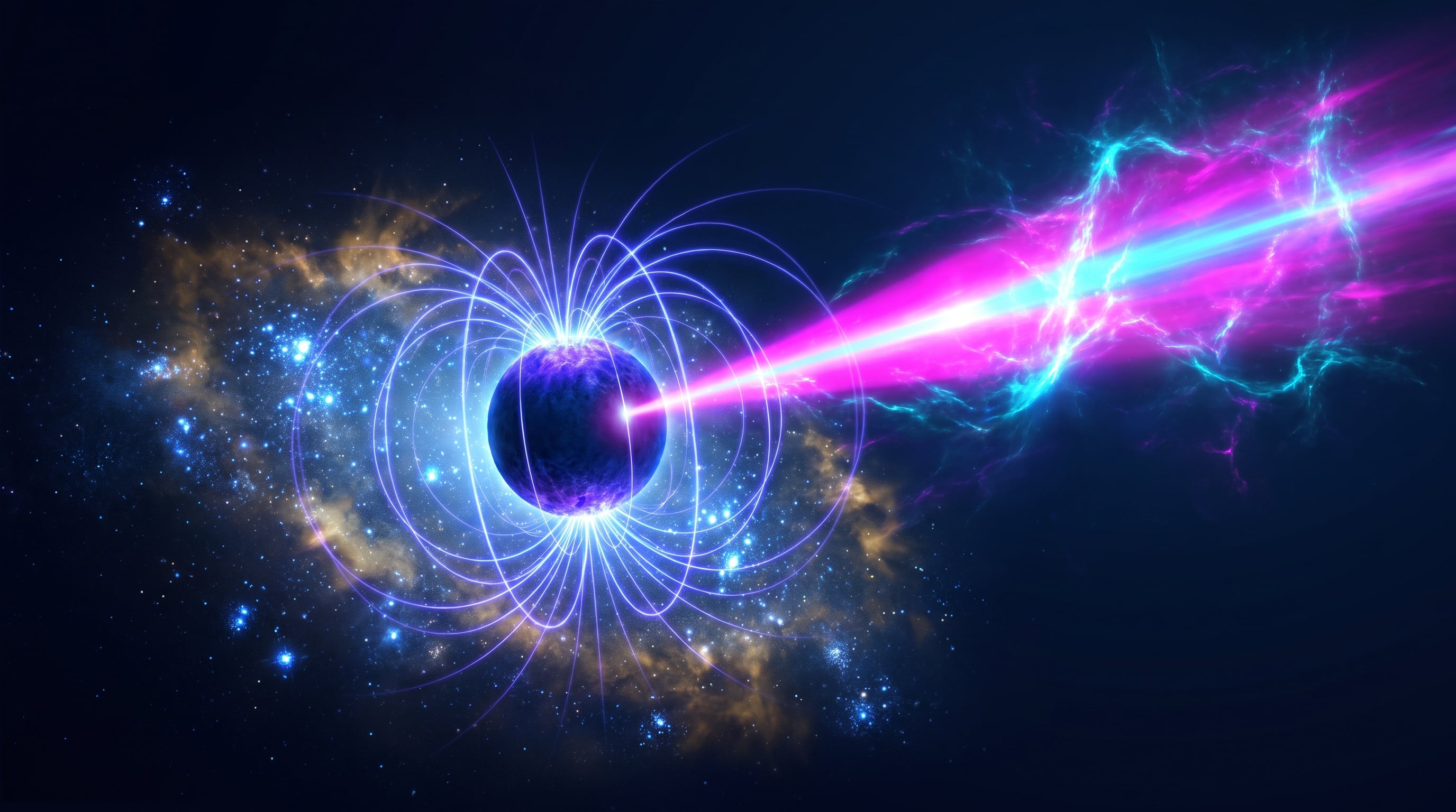 La galaxia anfitriona presenta una baja presencia de metales y un episodio activo de formación estelar. (Imagen Ilustrativa Infobae)