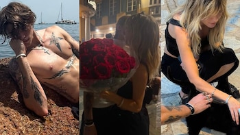 Felipe Fort presentó a su novia con románticas fotos desde España: quién es la modelo que lo conquistó
