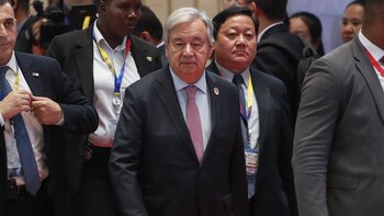 Guterres, "muy preocupado" por los informes de soldados norcoreanos en frente de Ucrania
