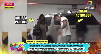 Melissa Paredes y Anthony Aranda