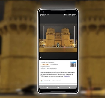 Identificar lugares con Google Lens.