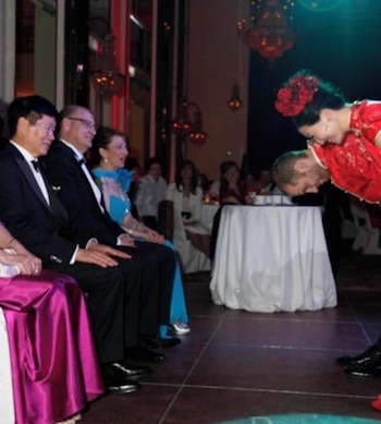 Karina Gao y Dominique Croce,