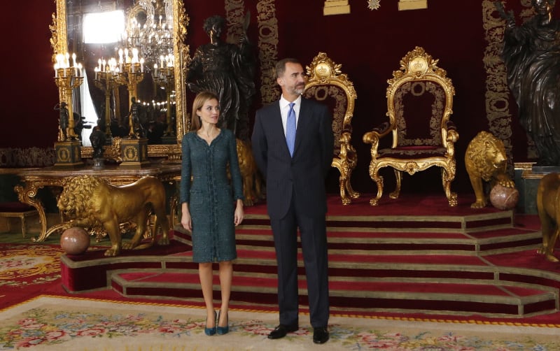 La reina Letizia el 12 de octubre de 2015 (CASA REAL).