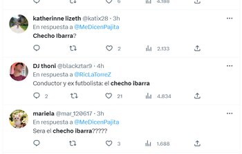Usuarios creen que Checho Ibarra