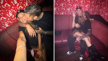 La noche romántica de Mauro Icardi y la China Suárez en Costanera: besos, pasión y tragos