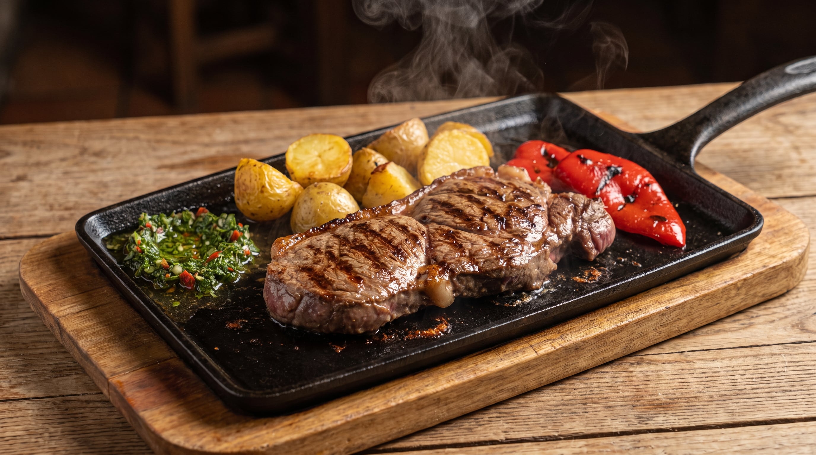 La plancha bien caliente y una buena riñonada permiten preparar un churrasco en pocos minutos (Imagen Ilustrativa Infobae)