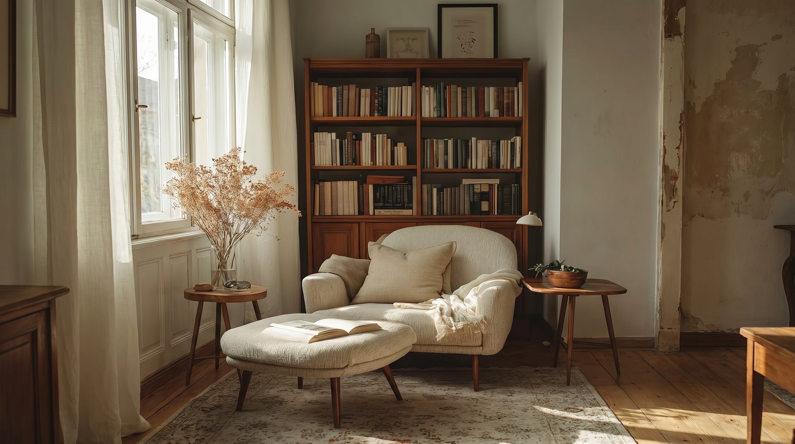 Una silla poco utilizada se convierte en un rincón de lectura junto a una ventana. (Imagen Ilustrativa Infobae)