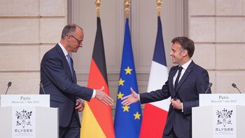 Macron y Merz estrechan lazos