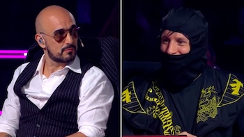 Joaquín Levinton apareció vestido de ninja en Es mi sueño y descolocó a Abel Pintos: “Me da miedo”