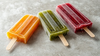 Prepara paletas de melón, sandía