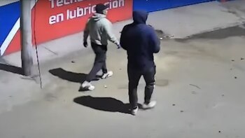 Parte de la mercadería robada