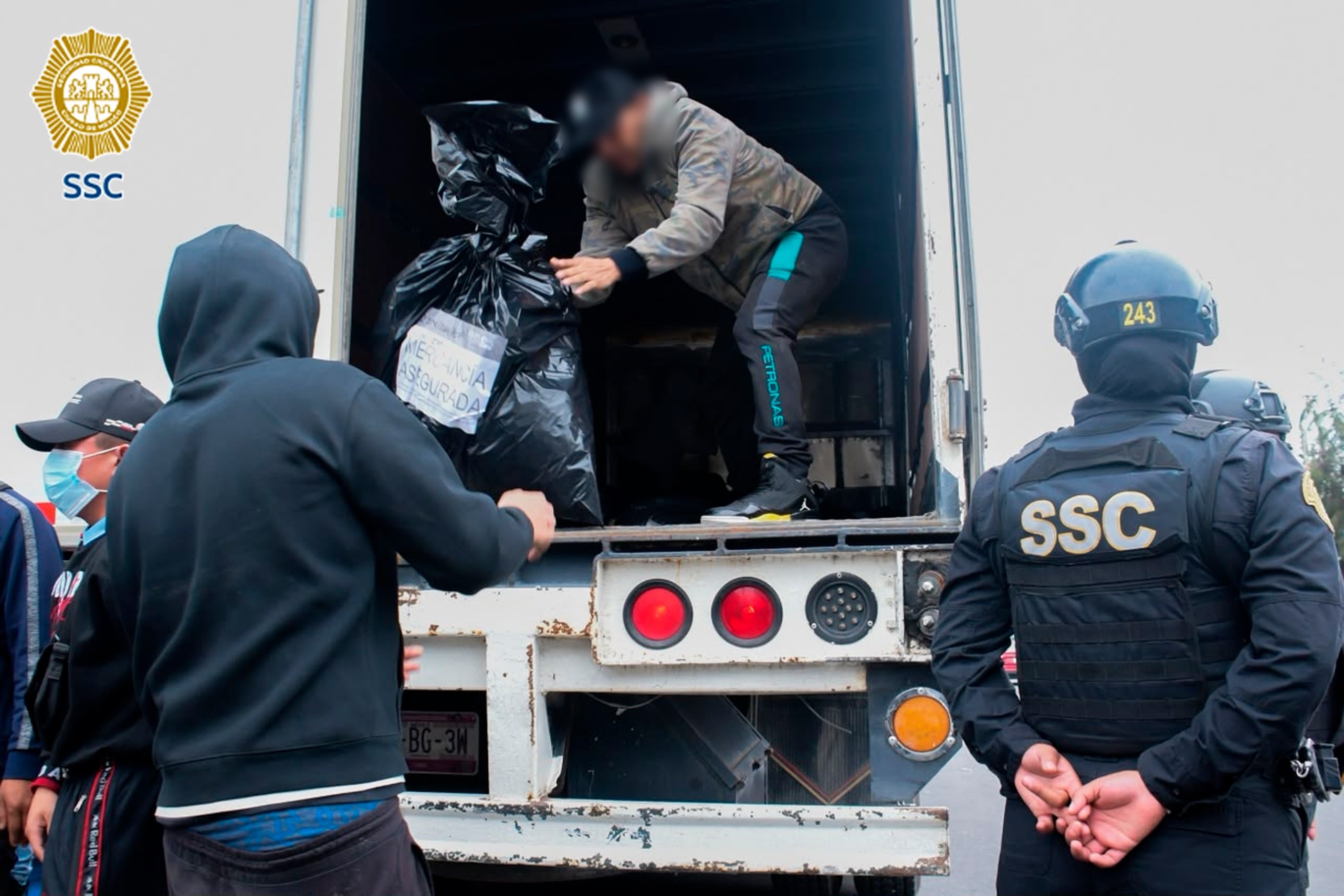Las mercancías falsas quedaron a disposición de las autoridades. Crédito: SSC