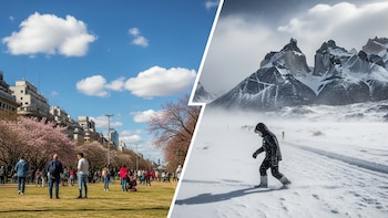 Mientras se esperan temperaturas primaverales en el AMBA, la Patagonia estará bajo alerta por nevadas y frío extremo