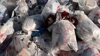 Las 5.000 bolsas de basura