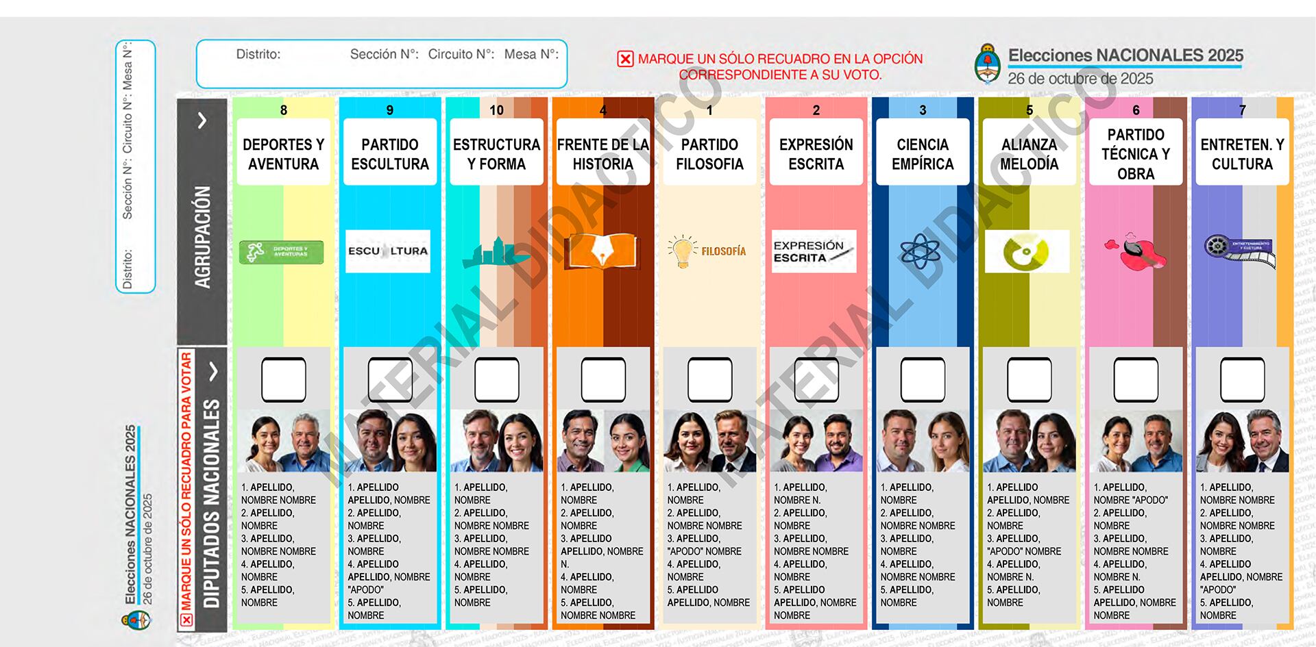 La Boleta Única Papel debutará en 2025, facilitando un proceso de votación más claro y sencillo