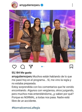 Amy Gutiérrez se pronuncia tras