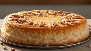 Tarta de arroz con leche,