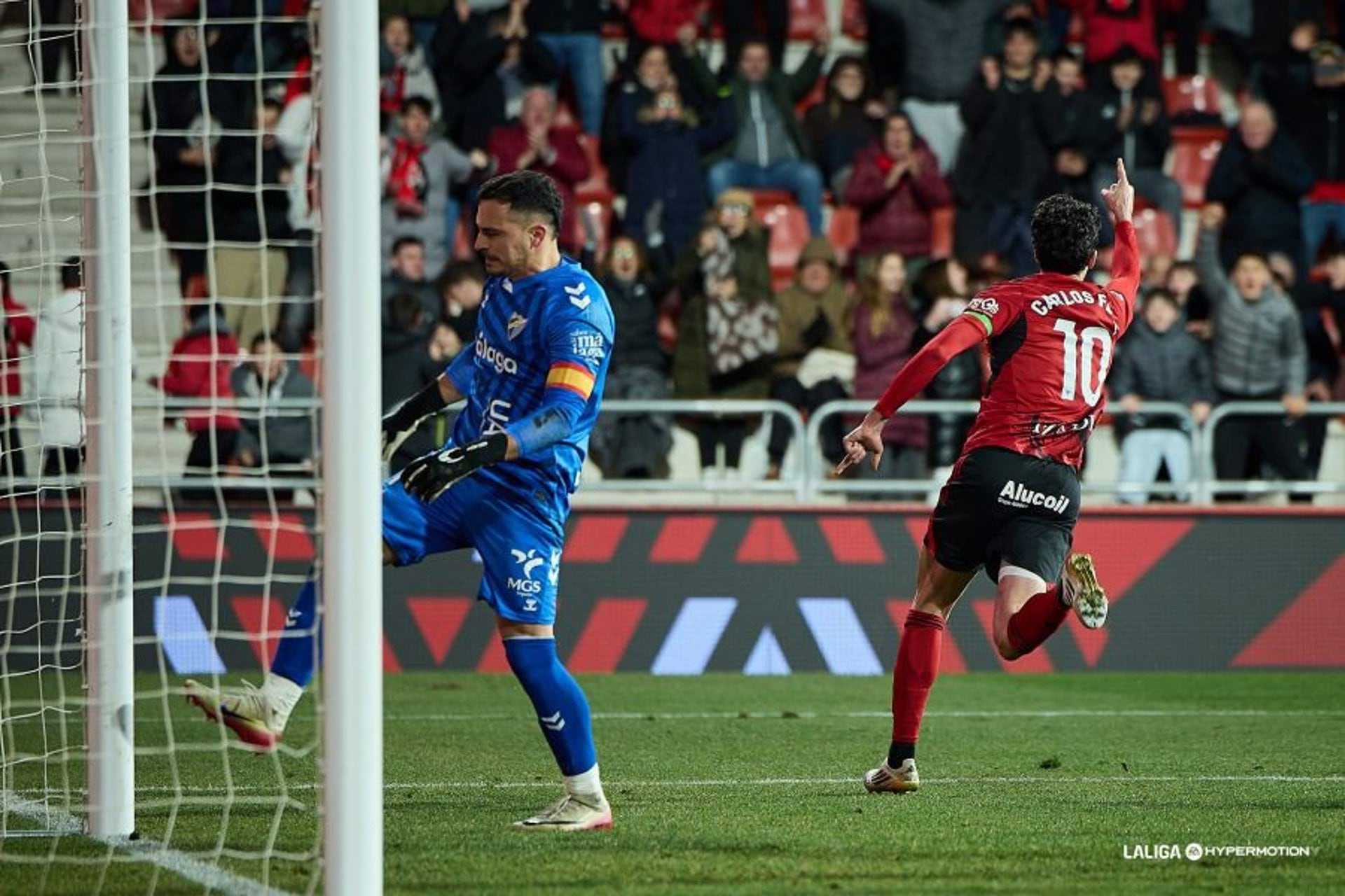 (Crónica) El colista Mirandés corta la buena racha del Málaga