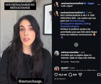 Sandra Echeverría denunció públicamente la pérdida de sus ahorros e impulsó la organización de afectados y la visibilización del fraude. (Instagram/ @sandraecheverriaoficial)