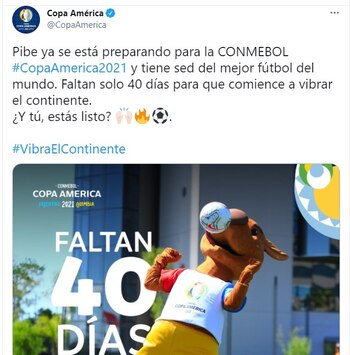 Conmebol anuncia que faltan 40 días para que se juegue la Copa América