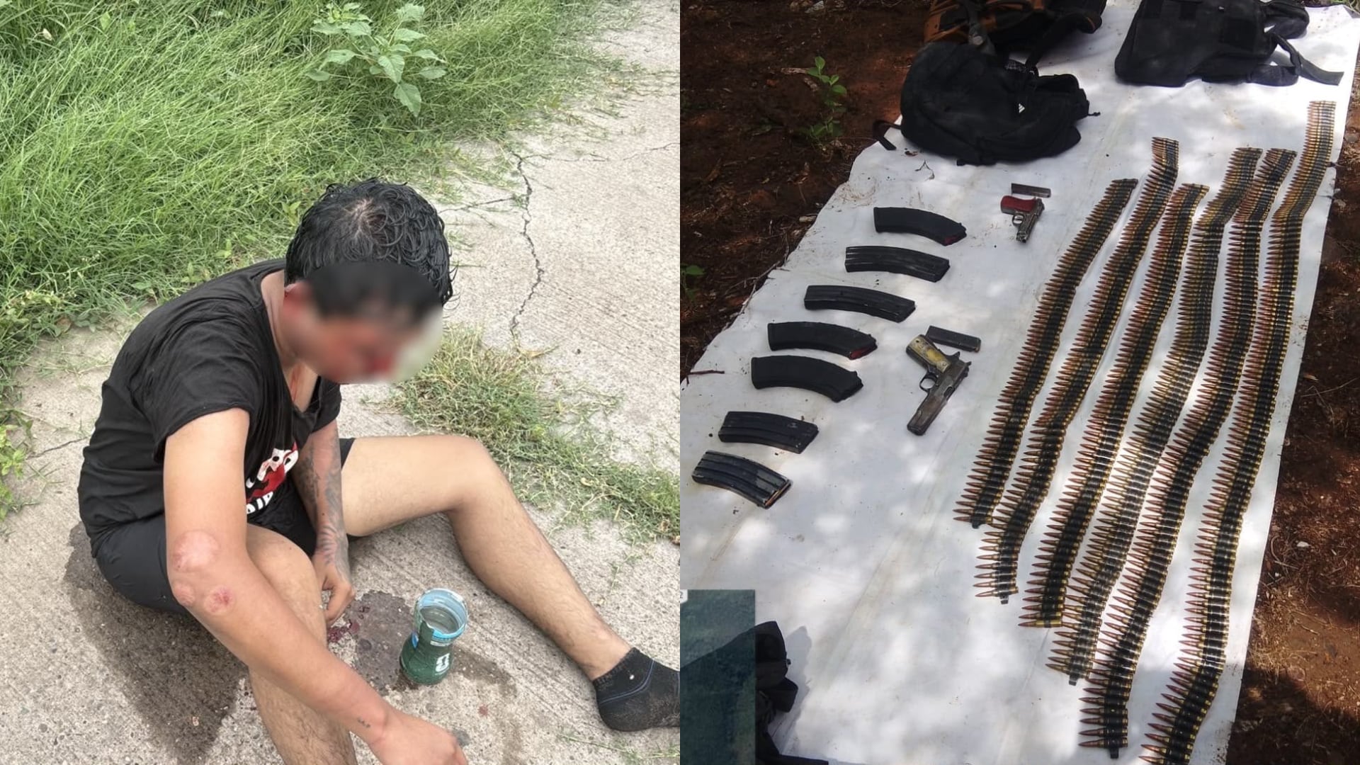Marina rescata a joven secuestrado y decomisa arsenal en tres distintos operativos realizados en Sinaloa