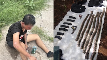 Marina rescata a joven secuestrado y decomisa arsenal en tres distintos operativos realizados en Sinaloa