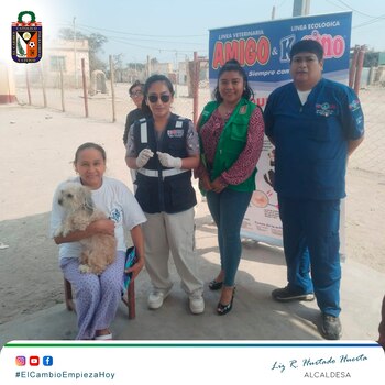 Campaña veterinaria gratuita en Chincha