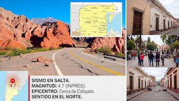Salta registró un sismo de 4,7 y el temblor se percibió en varias ciudades del norte argentino