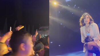 Gloria Trevi derramó lágrimas durante