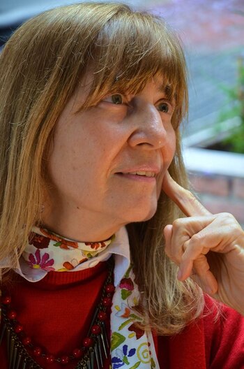 La escritora describe cómo una